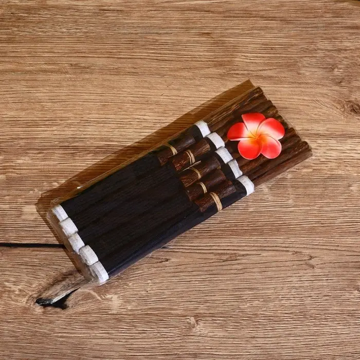 Палочки китайские "Сирень" 5 пар 25х10х2 см кокос, МИКС