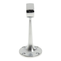 Держатель дистанционный ТУНДРА торцевой усиленный, d=25 мм