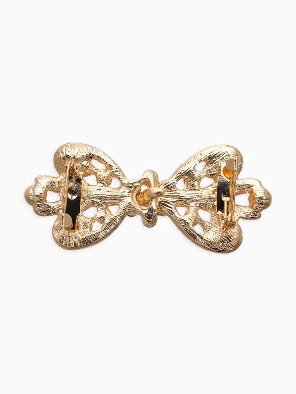 Зажим для кардигана "Ажур", тюльпан. цвет золотой  в золоте