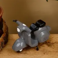 Сувенир "Мопед" дерево 15х9х10 см, цв. серый