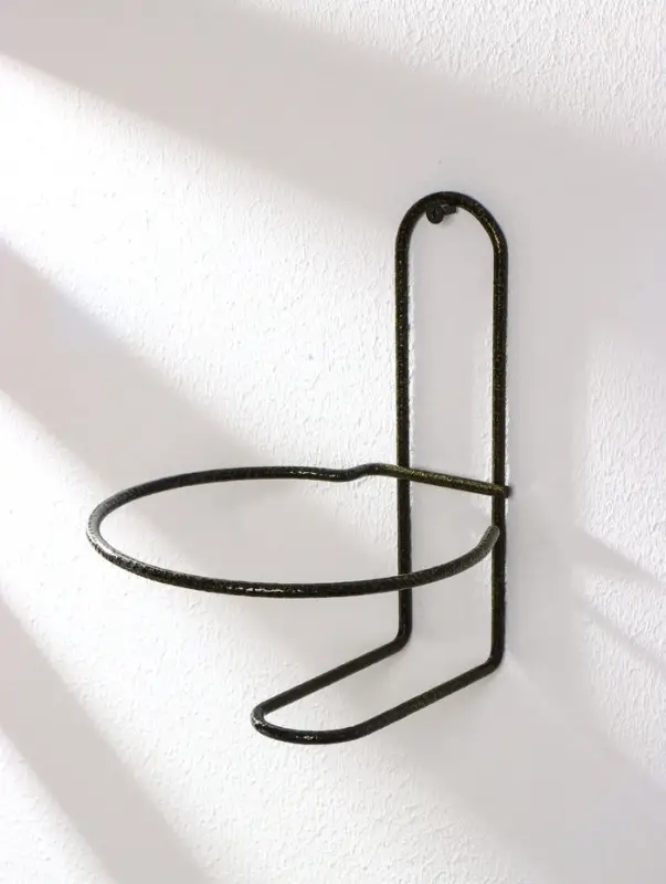 Подвес для кашпо настенный d=16 см, Золотой  "Одиночка"