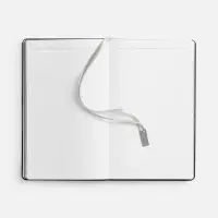 Ежедневник Petrus, недатированный, черный с серебром