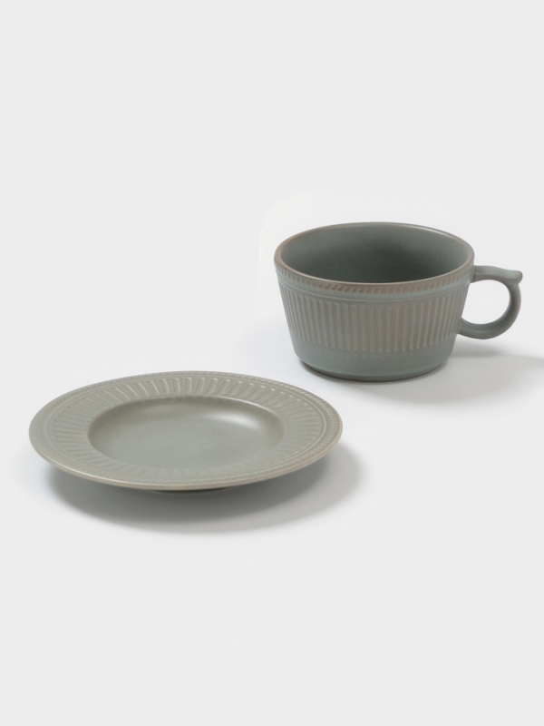 Чайная пара "Ancient Greece"  15х7см, цвет синий