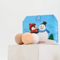 Бомбочки для ванны в домике &laquo;Пингвин&raquo;, набор 6 шт х 40 г, URAL LAB