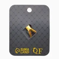 Кольцо для платка "Цветок Астра", цвет белый в чернёном золоте