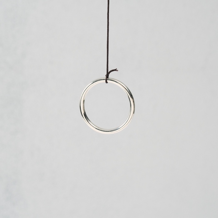 Музыка ветра металл "Кольца с сердечками" 5 трубок 68 см