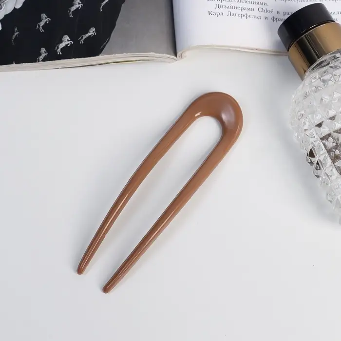 Шпилька для волос &laquo;Дуга&raquo;, 11.5&times;3 см, МИКС