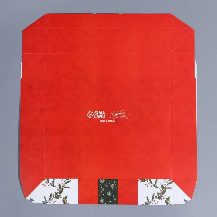 Коробка складная &laquo;Ретро почта&raquo;, 20 х 20 х 4 см