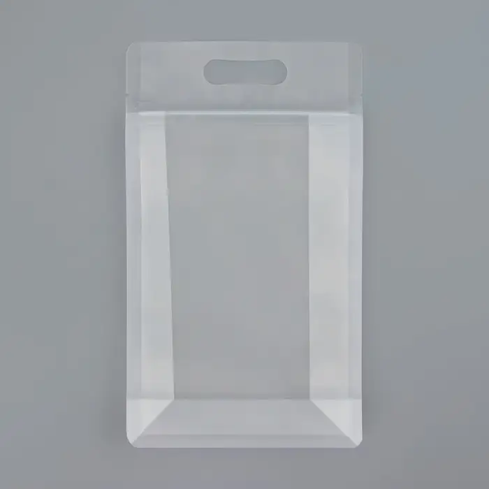 Пакет дой пак прозрачный с вырубной ручкой,14 х 24 см,100 мкм