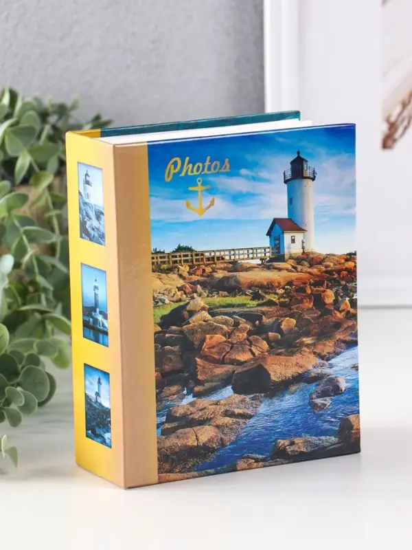 Фотоальбом 100 фото "Маяк" 10X15см, ПП карм.