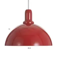 Светильник BayerLux "Локи" 1x40Вт E27 красный