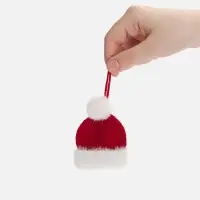 Подвеска на елку &laquo;Вьюшка&raquo;, шапочка, красная