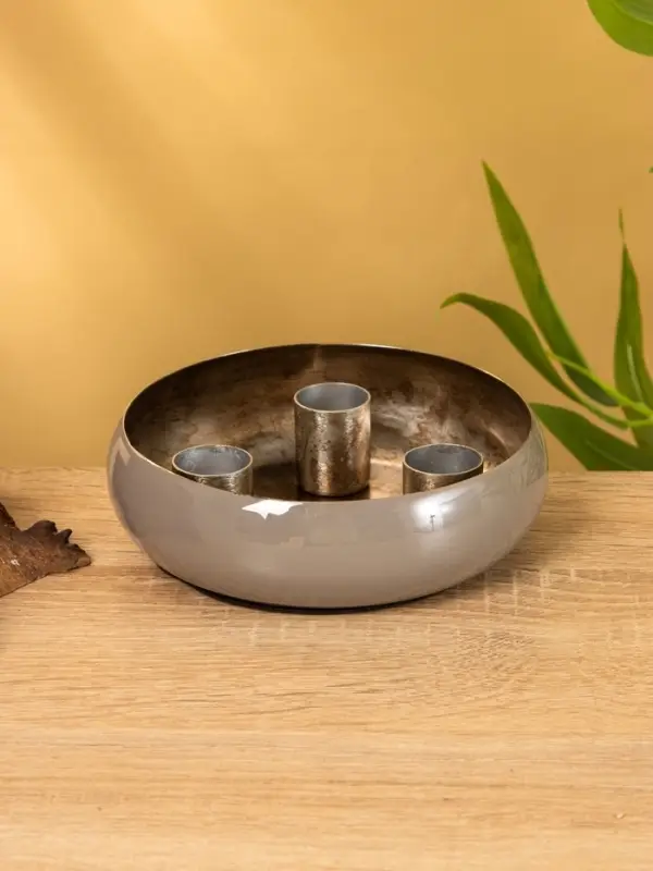 Подсвечник на 3 свечи на магнитах &laquo;Ковентри&raquo;, 13&times;13&times;4 см