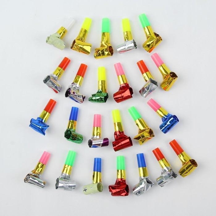 Язычок &laquo;Голография&raquo;, мини, набор 24 шт., цвета МИКС