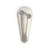 Крючок мебельный ТУНДРА TKO008, однорожковый, хром