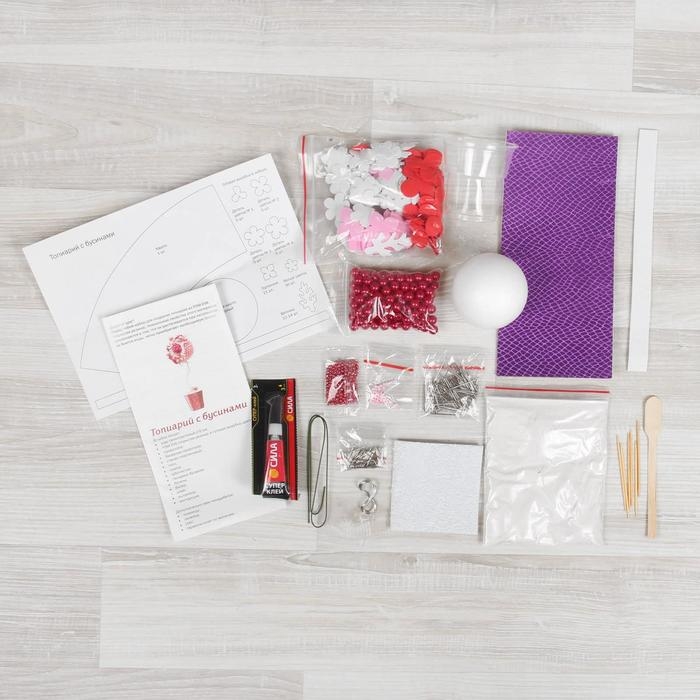 Набор для творчества &laquo;Топиарий. Танго&raquo; алый