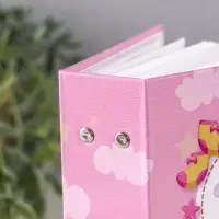 Фотоальбом 100 фото "Малышке" 10X15см, ПП карм., розовый