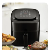 Аэрогриль электрический с поддоном КТ-2215 - 4.5 л - 1500 Вт