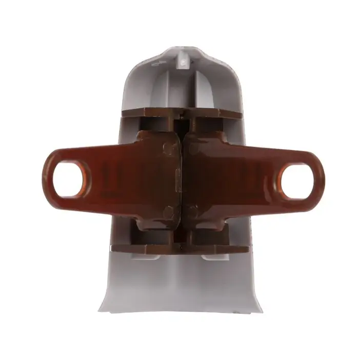 Угол наружный (внешний) &laquo;Деконика&raquo;, с крепежом для плинтуса, 55 мм, 210 дуб Пепельный