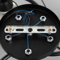 Люстра "Эдотт" 5хЕ27 40Вт черный 53х53х25 см BayerLux