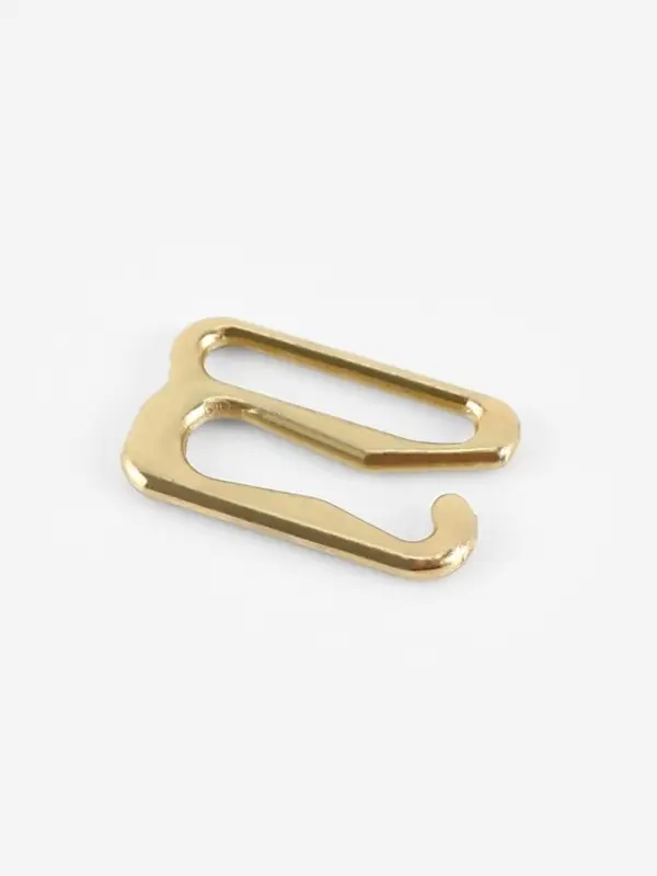 Крючок для бретелей, металлический, 10 мм, 20 шт., цвет золотой