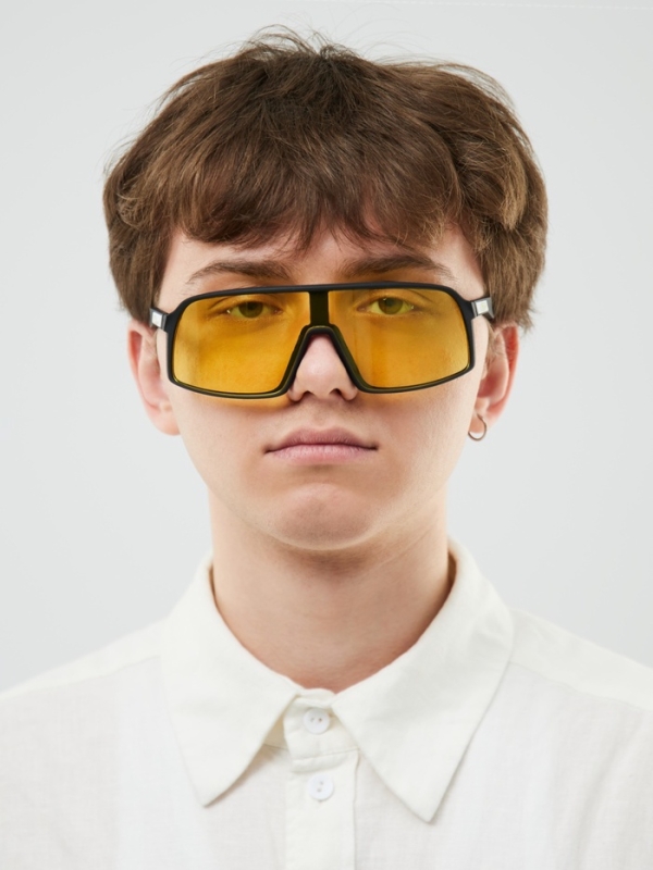 Очки солнечные спортивные поляризационные, uv 400, ширина 13.9 см, дужка 12.3 см