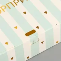 Коробка подарочная складная, упаковка, &laquo;Сюрприз&raquo;, 16.5 х 12 х 5 см, БЕЗ ЛЕНТЫ
