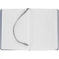 Ежедневник Spain Shall, недатированный, серый с синим