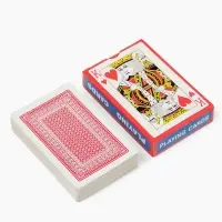 Карты игральные &laquo;Король&raquo;, колода 54 шт., 5.7&times;8.7 см, красная рубашка
