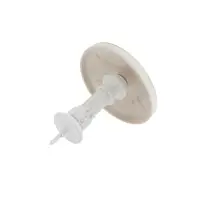 Крючок для штор CAPPIO KS032, d=98 мм, цвет белый с золотом, 2 шт