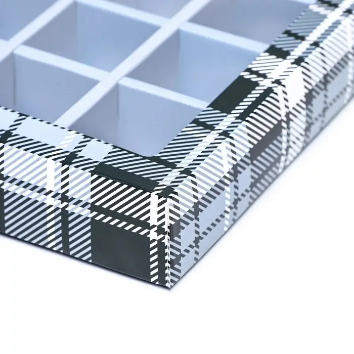 Коробка для 12 конфет, &laquo;Мужской&raquo; 19&times;15&times;3.6 см