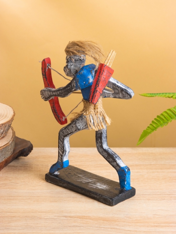 Сувенир &laquo;Аборигены лучник&raquo;, 15&times;7&times;23 см, дерево