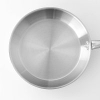 Сковорода из нержавеющей стали Hanna Kn&ouml;vell, d=30 см, h=5,5 см, толщина стенки 0,6 мм, длина ручки 24,5 см, индукция