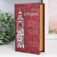 Сейф-книга дерево кожзам "Биг-Бен" 21х13х5 см