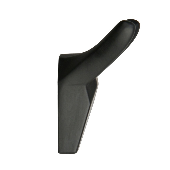 Крючок мебельный CAPPIO HORN, двухрожковый, черный