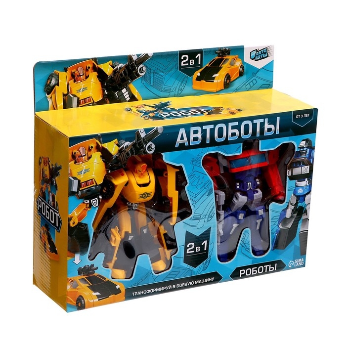 Набор роботов «Автоботы», трансформируются, 2 штуки Набор роботов «Автоботы», трансформируются, 2 штуки