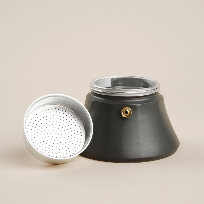 Кофеварка гейзерная SL Home &laquo;Ферамо&raquo;, 150 мл, 11&times;15,5&times;12 см, цвет оливковый