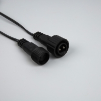 Гирлянда &laquo;Бахрома&raquo; 3 &times; 0.6 м, IP44, УМС, тёмная нить, 100 LED, свечение белое, мерцание, 24 В