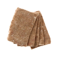 Коврик джутовый для выращивания микрозелени, 10 &times; 15 см, толщина 1 см, набор 5 шт.