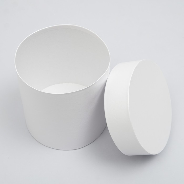 Набор шляпных коробок 5 в 1 "Белизна", 20 &times; 20 &times; 20 ‒ 13,5 &times; 13,5 &times; 13,5 см