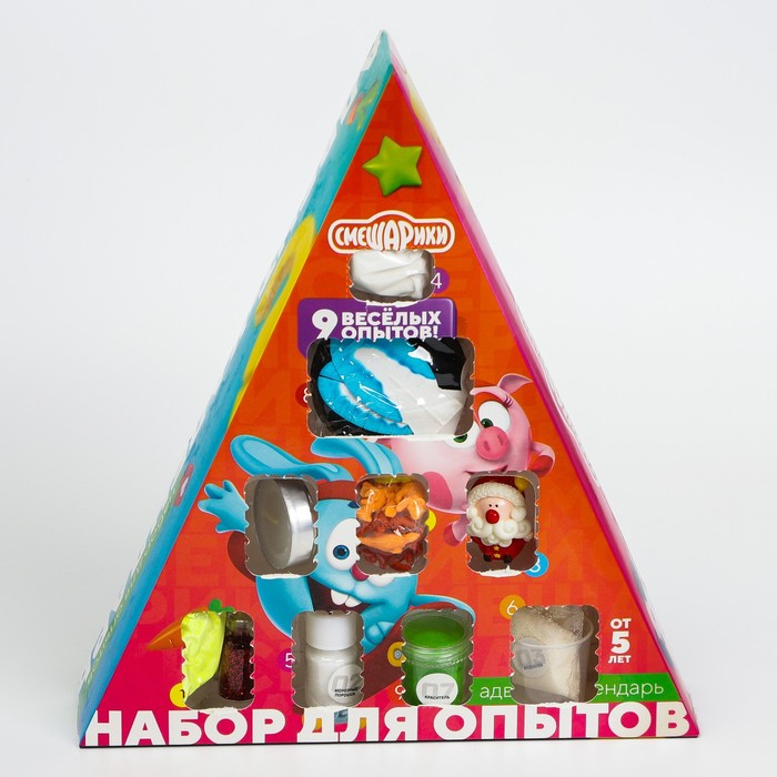 Адвент календарь "Новый год", 9 опытов, Смешарики