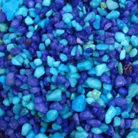 Мраморная крошка (5-10 мм) нептун-топаз, 800 г