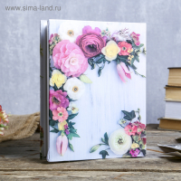 Фотоальбом на 200 фото 10х15 см "Соцветие" МИКС