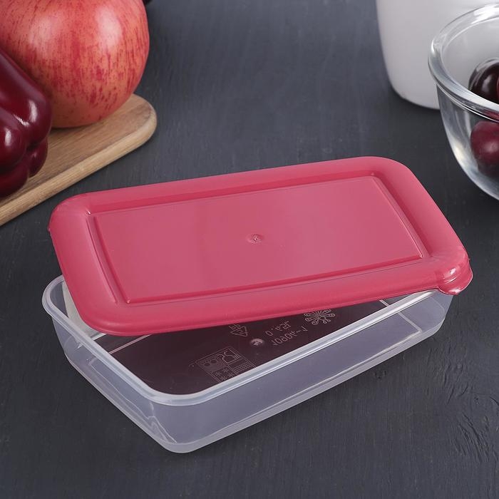 Контейнер пищевой &laquo;Лайт&raquo;, 450 мл, цвет прозрачный, крышка МИКС