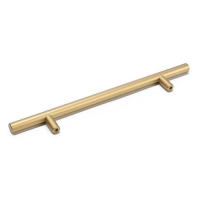 Ручка рейлинг ТУНДРА, облегчённая, d=12 мм, м/о 160/250 мм, внеш ножка, цвет золото