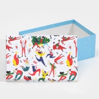 Набор подарочных коробок 5 в 1 &laquo;Волшебных моментов&raquo;, 32,5 х 20 х 12,5 - 22 х 14 х 8,5 см, Новый год