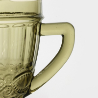 Кувшин для воды стеклянный Magistro &laquo;Ла-Манш&raquo;, 1,1 л, 14&times;19,5 см, цвет зелёный