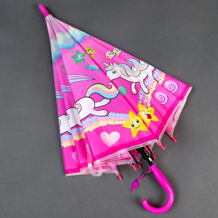 Зонт детский &laquo;Единорог&raquo;, r= 46 см