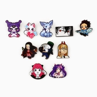 Значки деревянные &laquo;Аниме&raquo; в шоубоксе, 20 шт