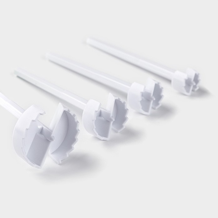 Устройство для фаршировки овощей Доляна &laquo;Прино&raquo;, 4 насадки, цвет зелёный